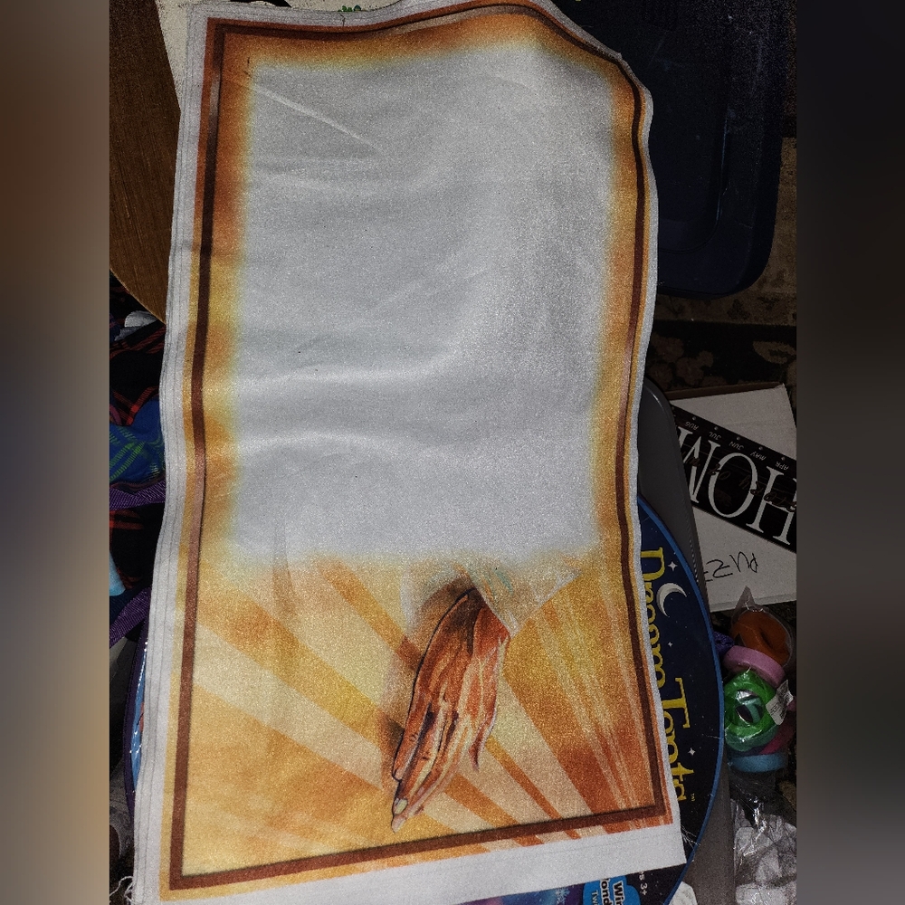 Religious Hand Fabric  with Praying Hands Design